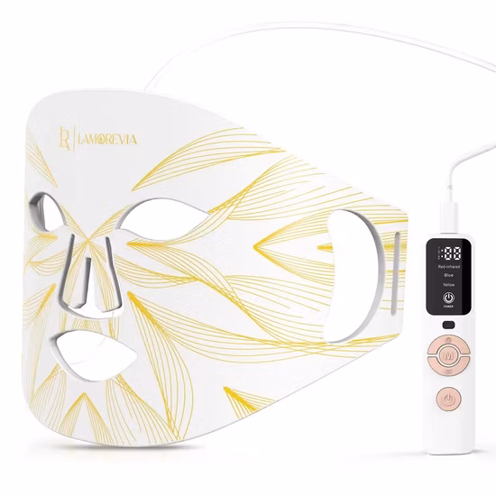 Máscara facial de belleza LED Tratamiento Terapia de luz Máscara facial LED