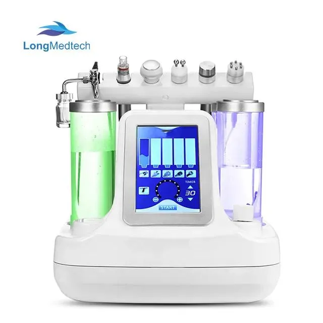 Máquina multifuncional de oxígeno de burbujas/equipo de microdermoabrasión de agua/máquina de SPA facial